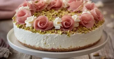 Cheesecake salata senza cottura con ingredienti freschi e cremosi