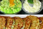 Crepes di zucchini con ripieno fresco e saporito