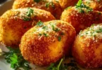 Deliziose crocche di patate appena sfornate
