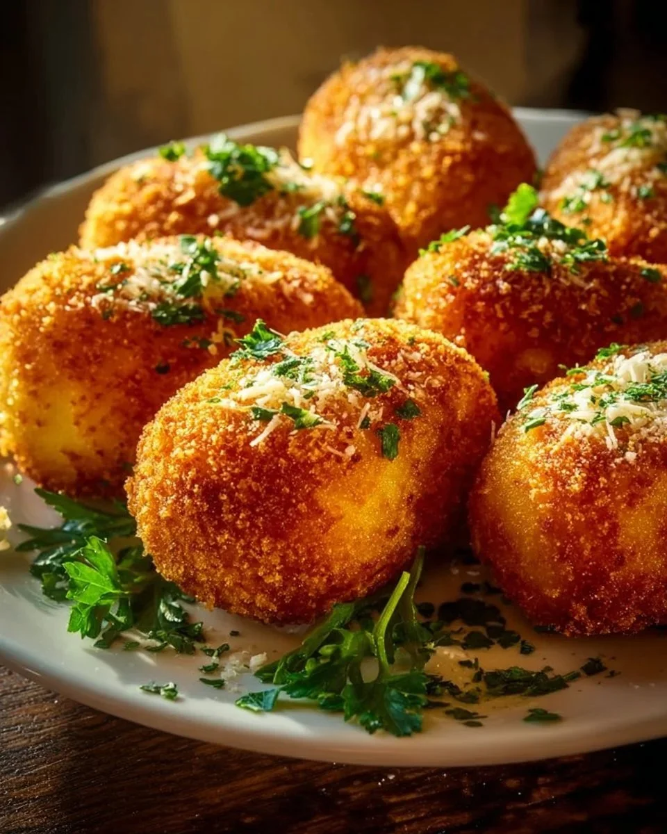 Deliziose crocche di patate appena sfornate