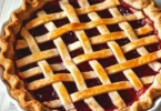 Crostata alla Marmellata appena sfornata con confettura fruita