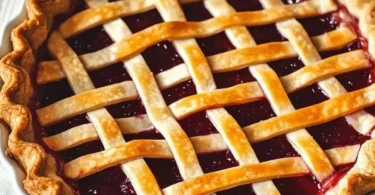 Crostata alla Marmellata appena sfornata con confettura fruita