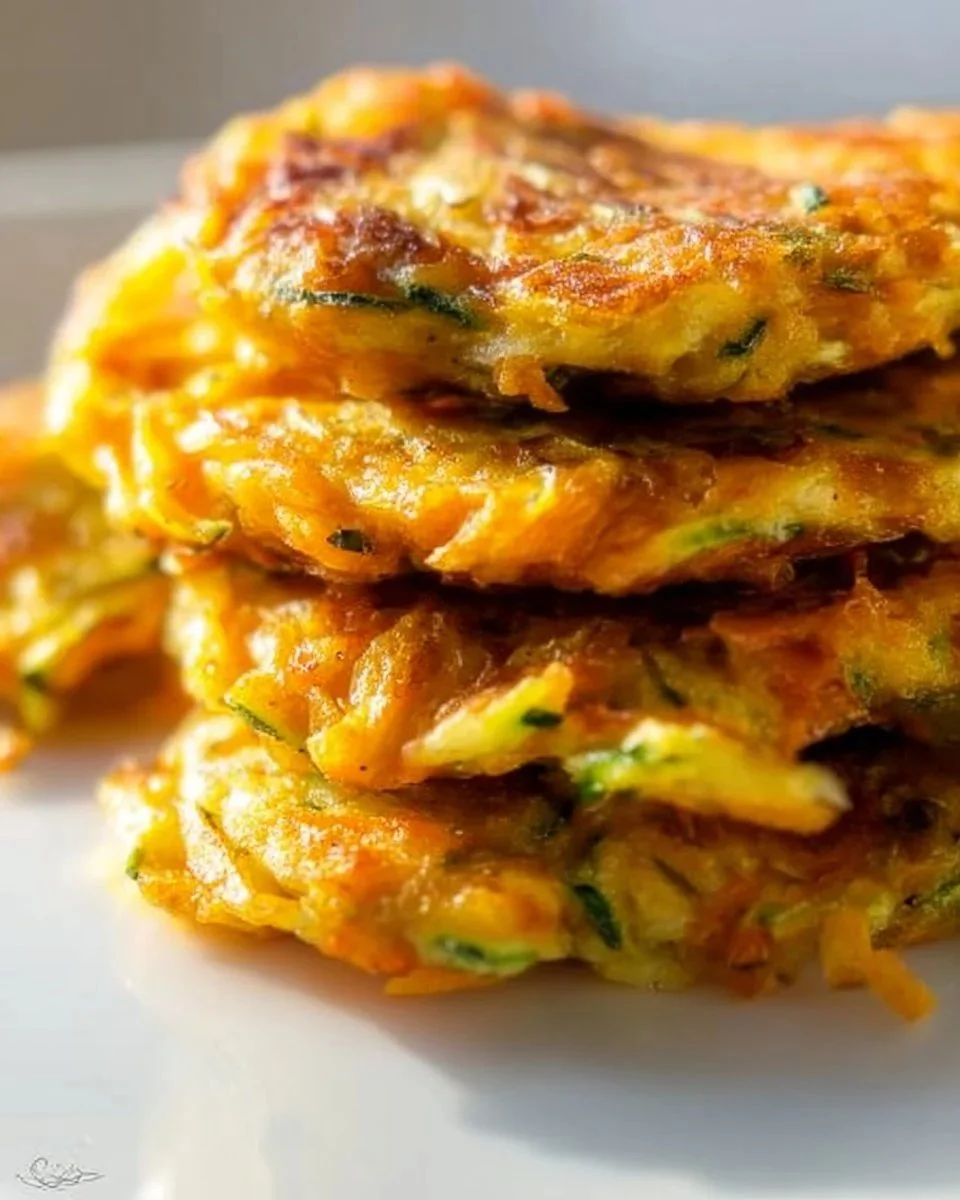Frittelle di verdure croccanti con ingredienti freschi e colorati