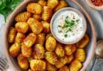 Gnocchi croccanti cucinati nella friggitrice ad aria