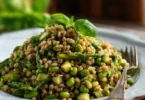 Insalata di Farro con verdure fresche e condimento leggero