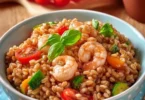 Insalata di Farro Estiva con verdure fresche e ingredienti aromatici
