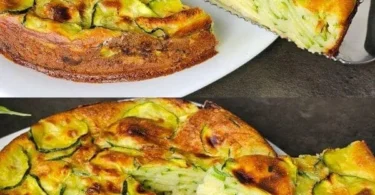 Torta Invisibile di Zucchine, dolce leggero e gustoso, ricetta facile da preparare