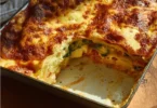 Lasagna di Bietola Vegetariana con ricotta e spinaci.