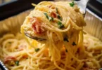 Pasta al Feta al Forno con feta cremoso e verdure fresche