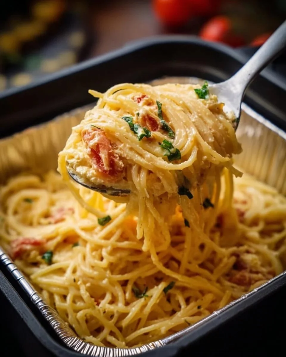 Pasta al Feta al Forno con feta cremoso e verdure fresche