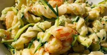 Pasta Zucchine e Gamberi con gamberi freschi e zucchine