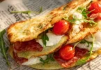 Piadina di Zucchine croccante cotta in friggitrice ad aria