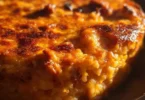 Pizza di Riso con ingredienti freschi e decorazione appetitosa
