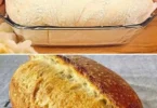 Pane rustico fatto in casa secondo la ricetta tradizionale della nonna.