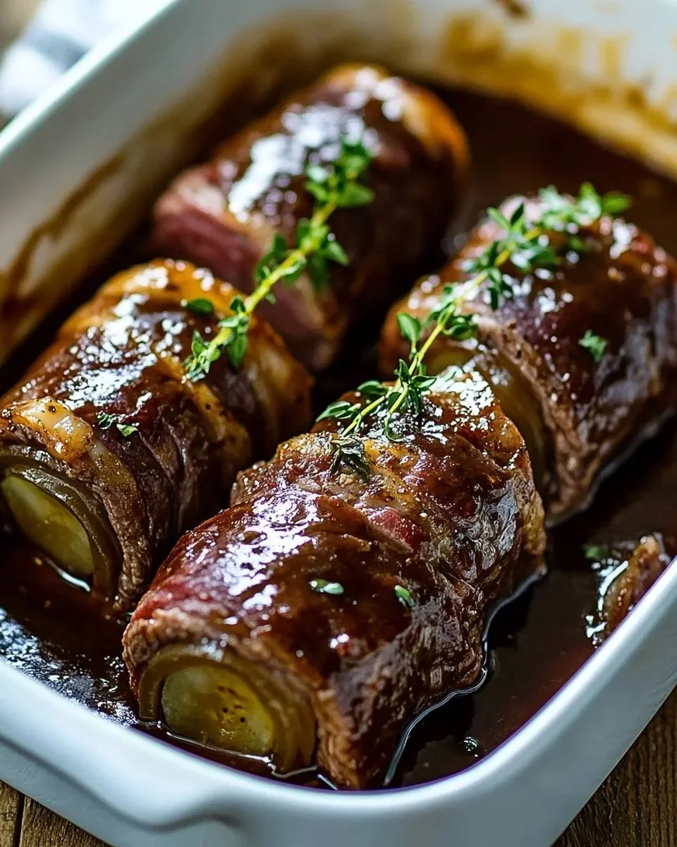 Roulade di manzo classiche al forno - ricetta tradizionale italiana