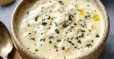 Ricetta Salsa al Parmigiano con Aglio, condimento cremoso e delizioso.