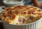 Sformato di Riso con Prosciutto e Mozzarella appena sfornato