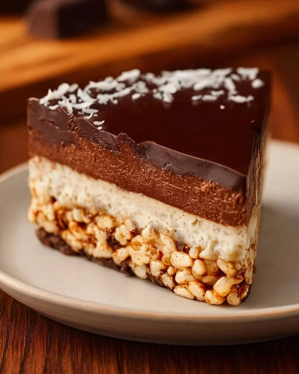 Torta al Cioccolato con Riso Soffiato cioccolato e riso soffiato