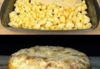 Fetta di Torta di Mele con mele fresche e cannella su piatto