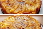 foto di una deliziosa torta di mele appena sfornata