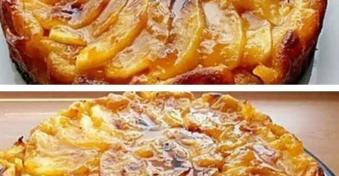 foto di una deliziosa torta di mele appena sfornata