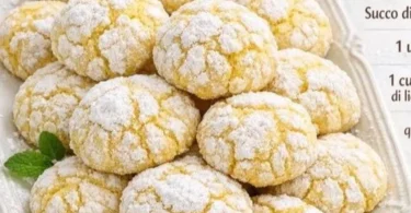Biscotti al Limone croccanti e profumati, perfetti per una dolce pausa.