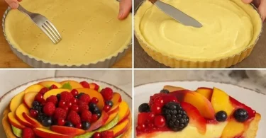 Crostata di Frutta con frutta fresca su una base di pasta frolla