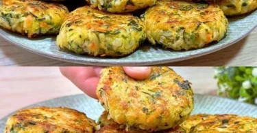 Frittelle di Zucchine e Patate dorate e croccanti, pronte da gustare.