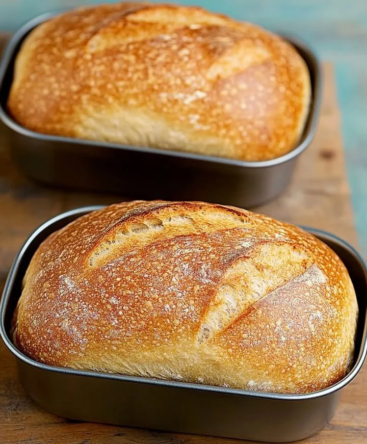 Preparazione di pane fresco in 5 minuti con ingredienti semplici.