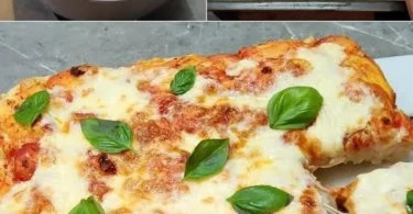 Pizza fatta in casa con ingredienti freschi e ricetta semplice
