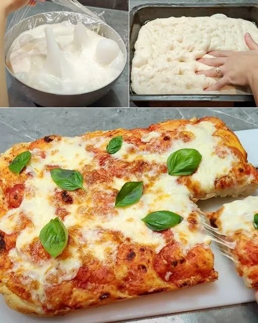 Pizza fatta in casa con ingredienti freschi e ricetta semplice