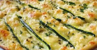 Schiacciatina di Zucchine fresca e croccante, consigliata per antipasti