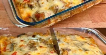 Sformato di melanzane servito su un piatto elegante