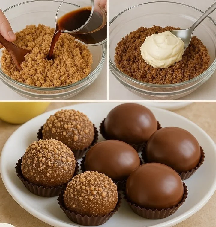 Tartufi con Savoiardi, Caffè e Mascarpone in un dessert delizioso