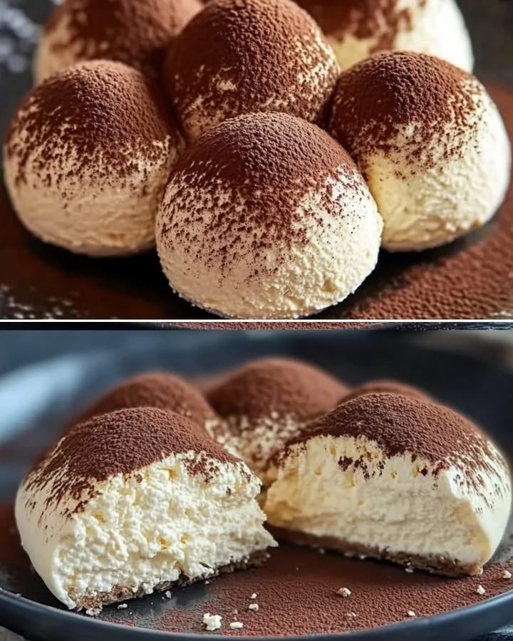 Tartufi di Mascarpone decorati con cacao e cioccolato