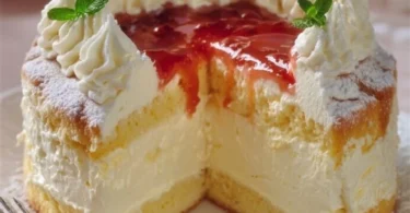 Torta Chiffon Sofficissima con Crema Diplomàtica decorata