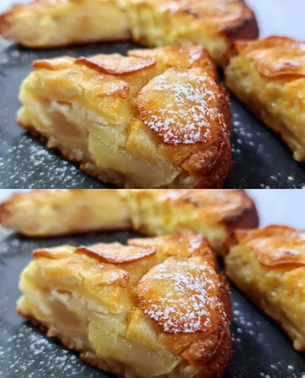 Deliziosa Torta di Mele, un dolce tradizionale italiano con mele fresche.