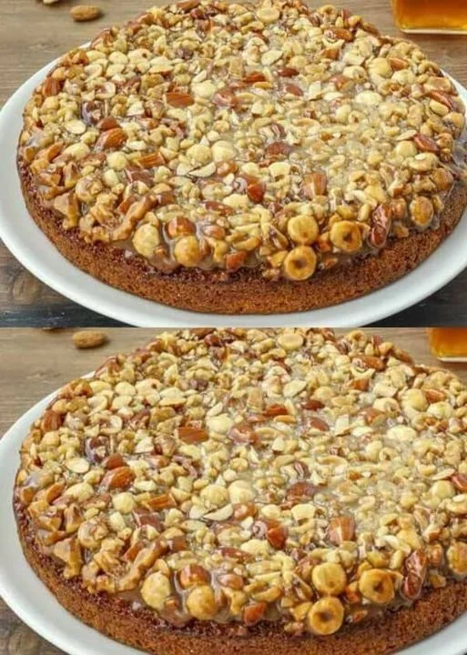 Torta Rovesciata Croccantino con frutta caramellata e croccante