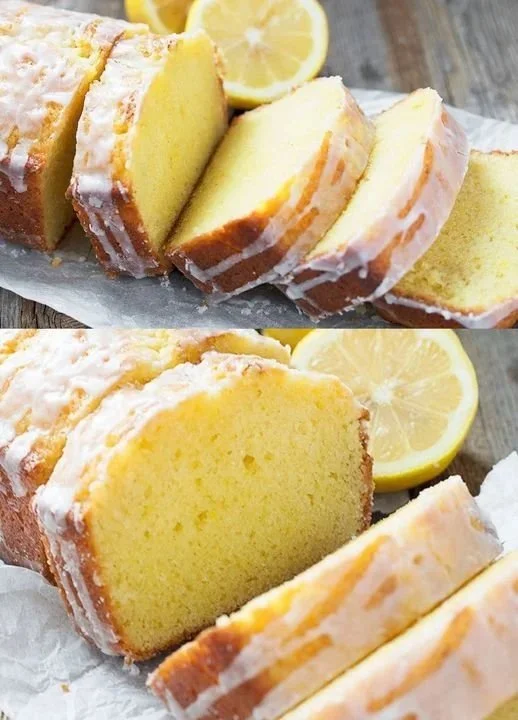 Deliziosa torta al limone decorata con fette di limone fresco