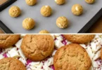 Deliziosi cookies al cioccolato bianco appena sfornati