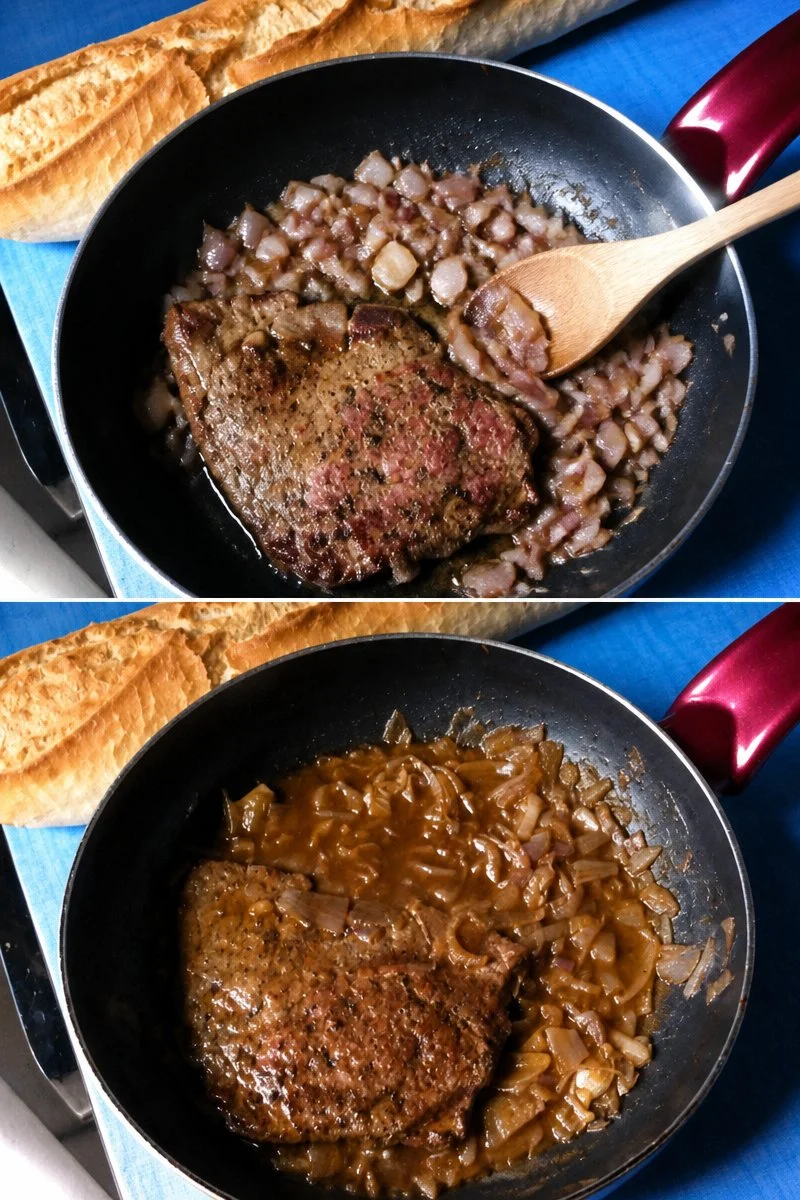 Fegato di vitello al aceto, piatto tipico della cucina italiana