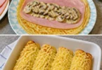 Ficelle picarde autentica, piatto tradizionale della cucina francese.