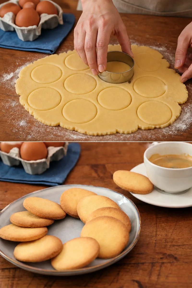 Gâteau sablé: delizioso dolce francese croccante e burroso