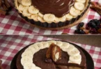 Tarte chocolat banane facile con cioccolato e banane fresche